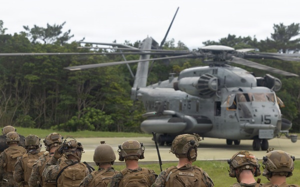 U.S. Marines Conduct Flyway Drills