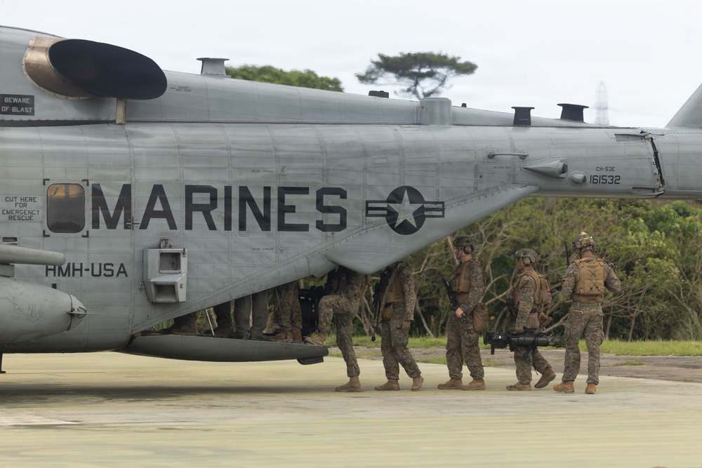 U.S. Marines Conduct Flyway Drills