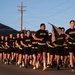 JTF-SB service members participate in morning PT for Air Assault training