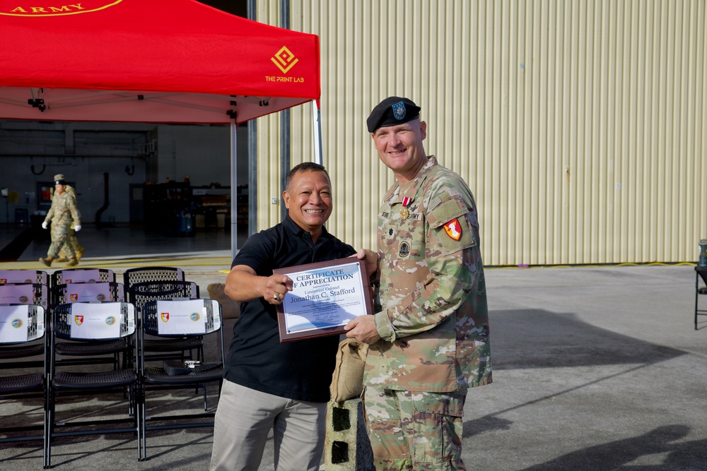 Task Force Talon Change of Command 2025