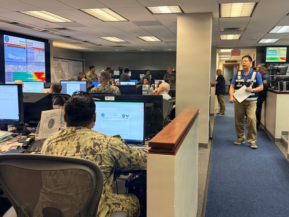 Navy Region Hawaii Kicks Off HURREX 2026 at Joint Base Pearl Harbor-Hickam to Enhance Destructive Weather Preparedness