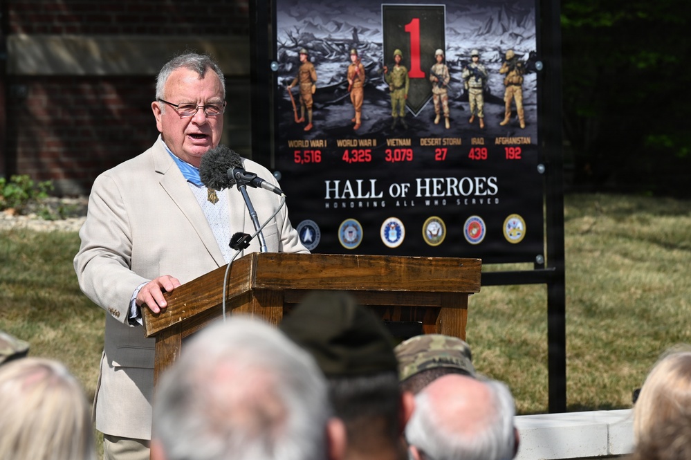 1st Infantry Division Hall of Heroes Ribbon Cutting Ceremony