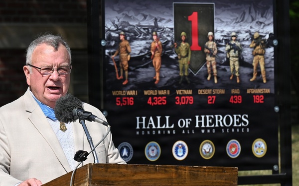 1st Infantry Division Hall of Heroes Ribbon Cutting Ceremony