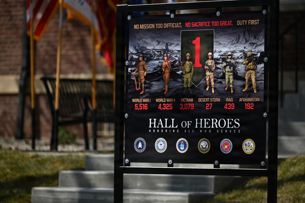 1st Infantry Division Hall of Heroes Ribbon Cutting Ceremony
