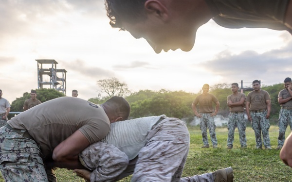 22nd MEU (SOC) | MCMAP Ground Fighting with Ecuadorian Marines