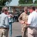 Adjutant General of Georgia visit during wilfires