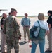 Adjutant General of Georgia visit during wilfires