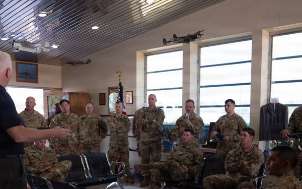 Adjutant General of Georgia visit during wilfires
