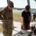 Adjutant General of Georgia visit during wilfires