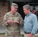 Adjutant General of Georgia visit during wilfires