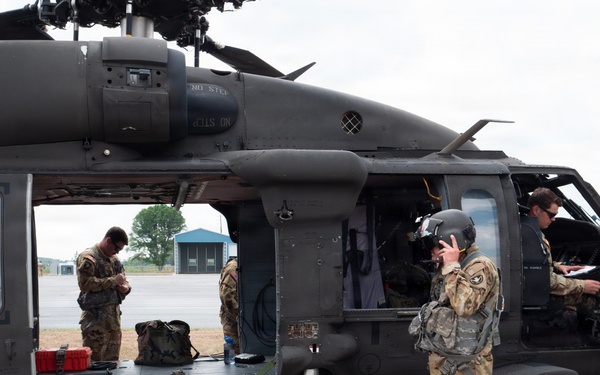 Adjutant General of Georgia visit during wilfires
