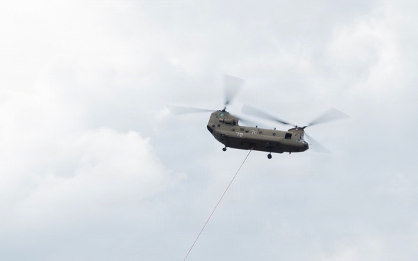 Adjutant General of Georgia visit during wilfires