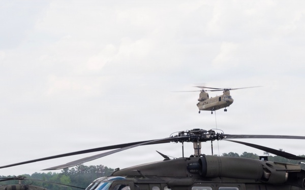 Adjutant General of Georgia visit during wilfires