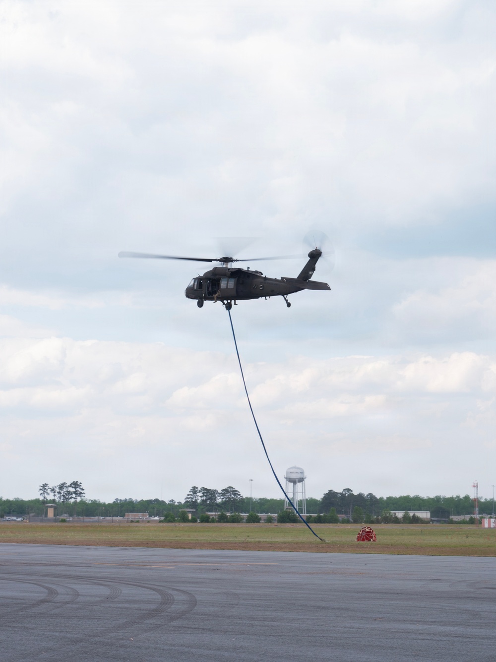 Adjutant General of Georgia visit during wilfires