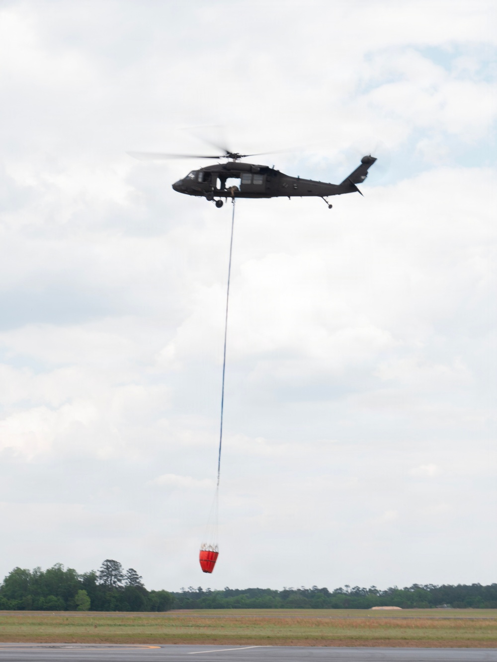 Adjutant General of Georgia visit during wilfires