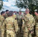 Adjutant General of Georgia visit during wilfires