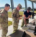 Adjutant General of Georgia visit during wilfires