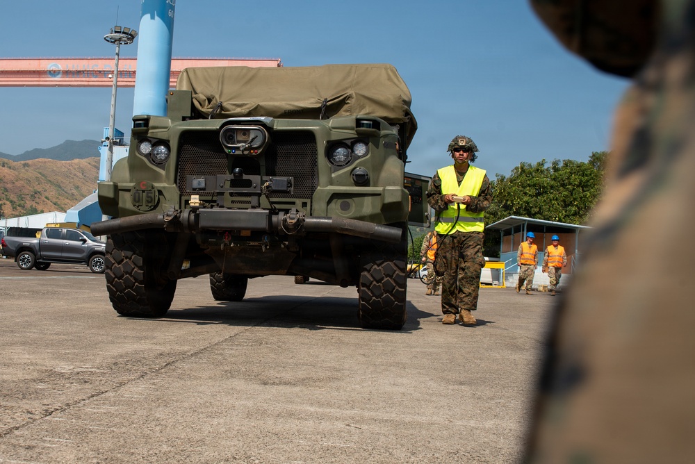 Balikatan 2026: 3rd MLR Conducts Port Operations in Subic Bay