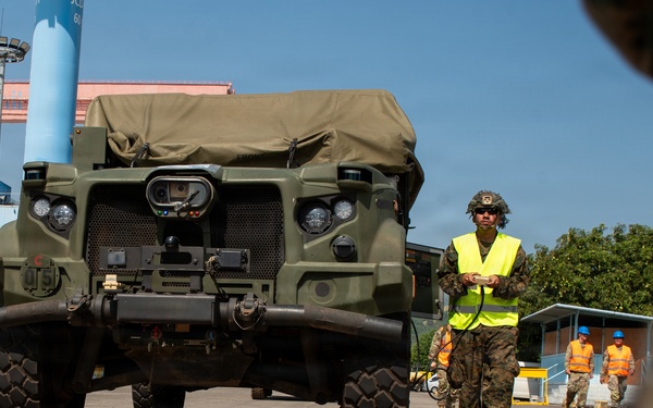 Balikatan 2026: 3rd MLR Conducts Port Operations in Subic Bay