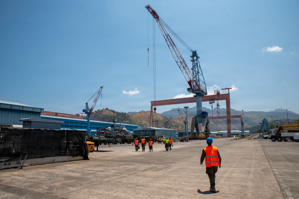 Balikatan 2026: 3rd MLR Conducts Port Operations in Subic Bay