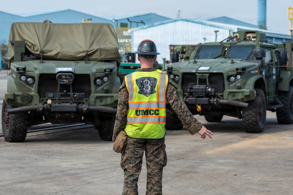 Balikatan 2026: 3rd MLR Conducts Port Operations in Subic Bay