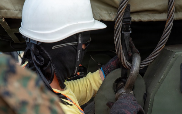 Balikatan 2026: 3rd MLR Conducts Port Operations in Subic Bay