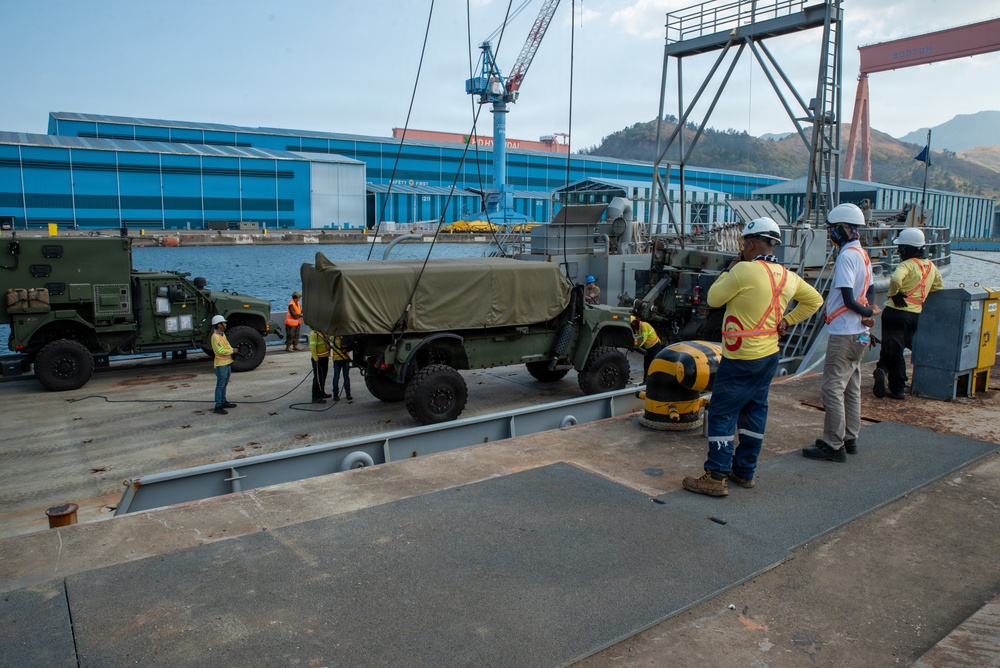 Balikatan 2026: 3rd MLR Conducts Port Operations in Subic Bay