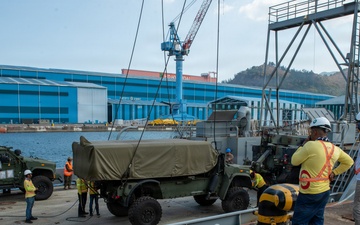 Balikatan 2026: 3rd MLR Conducts Port Operations in Subic Bay