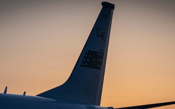 P-8A Poseidon During Sunset on Kadena Air Base