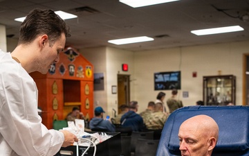 Camp Humphreys community rolls up its sleeves for INDOPACOM blood drive