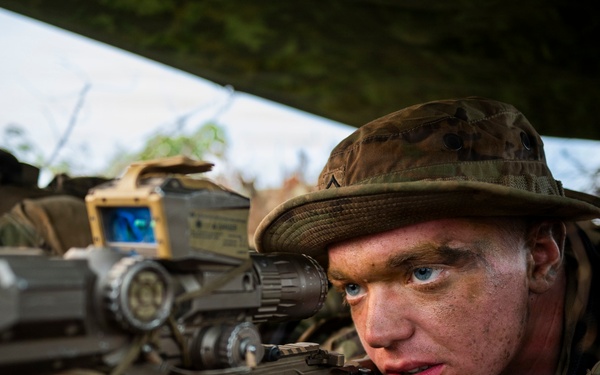 Balikatan 2026: U.S., ADF Soldiers hold security positions at Itbayat Airport