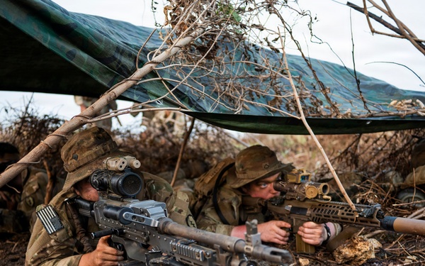 Balikatan 2026: U.S., ADF Soldiers hold security positions at Itbayat Airport