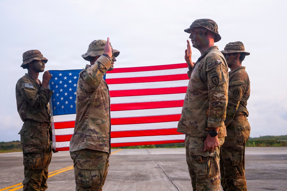Balikatan 2026: U.S., AFP, ADF Soldiers attend U.S. reenlistment ceremony