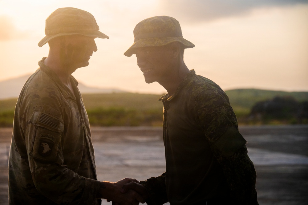 Balikatan 2026: U.S., AFP, ADF Soldiers attend U.S. reenlistment ceremony