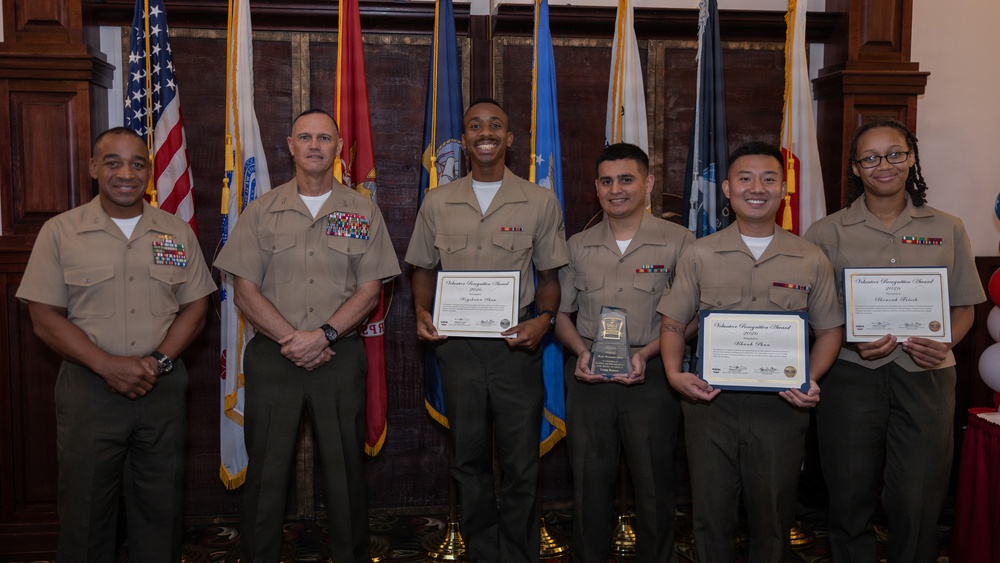 Camp Foster hosts a Volunteer Recognition Ceremony