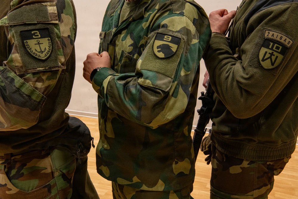 U.S. Soldiers, Lithuanian Riflemen’s Union train during Week 2 of Leader Validation Exercise