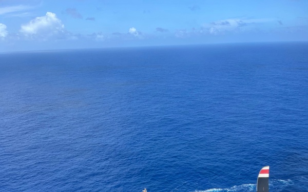 U.S. Coast Guard searches for crew of capsized vessel offshore Saipan