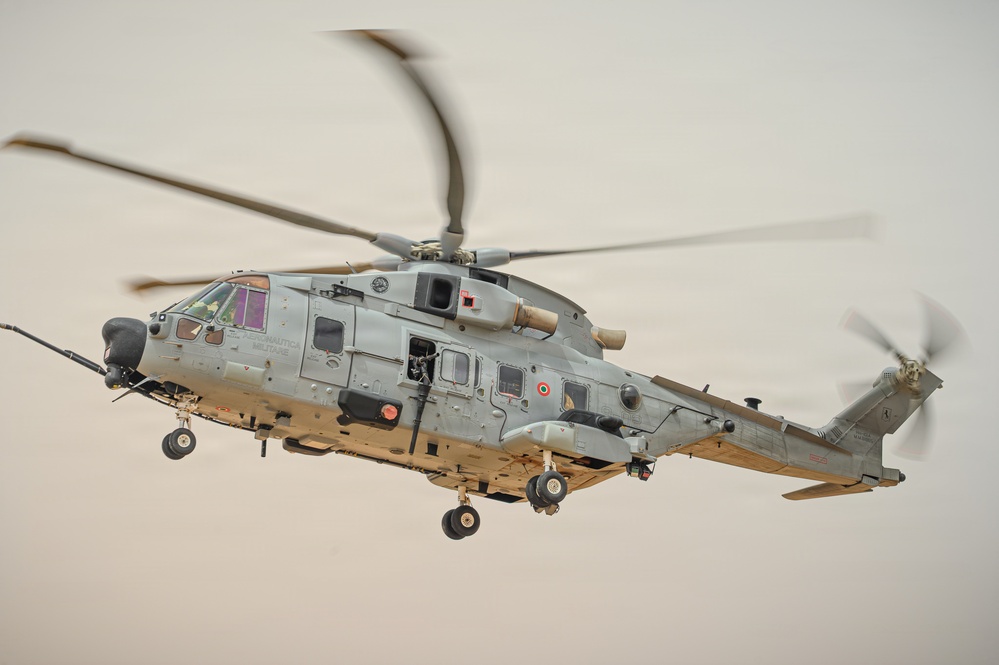 Flintlock 2026 participants conduct fast rope training