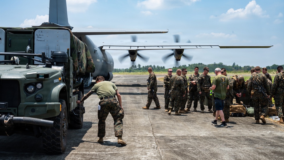 Balikatan 2026: 317th AW, 3rd MLR airlift NMESIS into Itbayat, Philippines