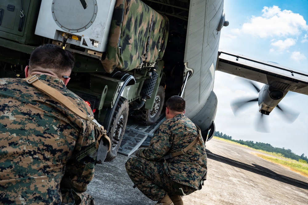 Balikatan 2026: 317th AW, 3rd MLR airlift NMESIS into Itbayat, Philippines