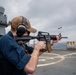 USS Mount Whitney Conducts Small Arms Weapons Shoot