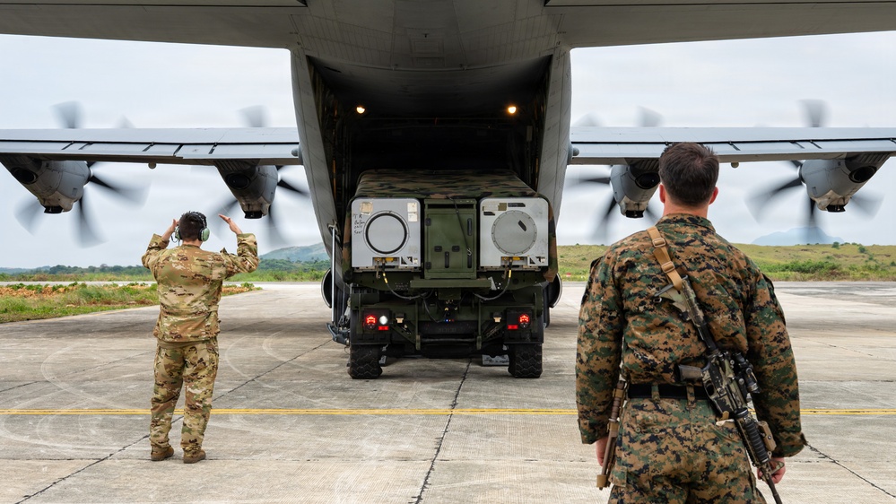 Balikatan 2026: 317th AW, 3rd MLR airlift NMESIS into Itbayat, Philippines