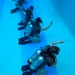 Dive Course Students Train Under Water