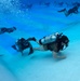 Dive Course Students Train Under Water