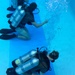 Dive Course Students Train Under Water