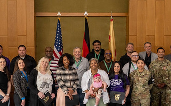 USAG Rheinland-Pfalz honors employees at quarterly recognition ceremony