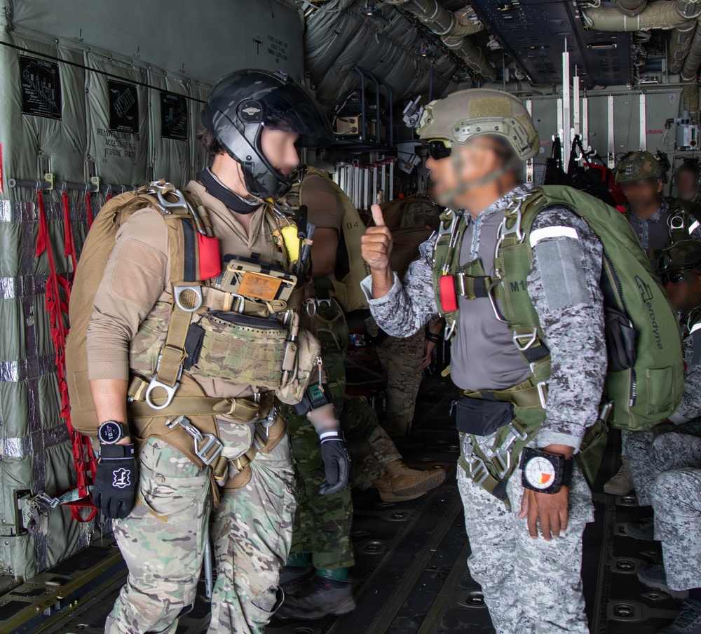 Balikatan 26: U.S., Philippine special operations forces execute friendship jumps