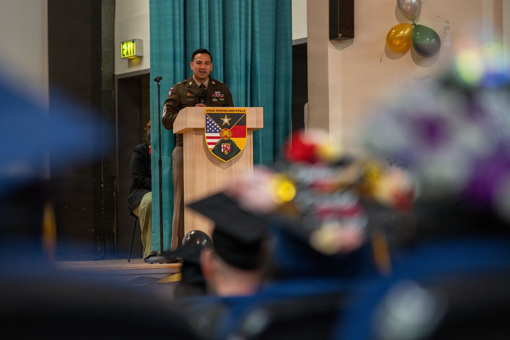 US Army Garrison Rheinland-Pfalz Army Continuing Education Service Graduation Ceremony