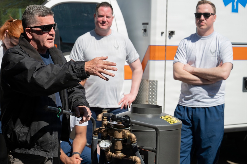 48 MDG Airmen exercise CBRNE response procedures