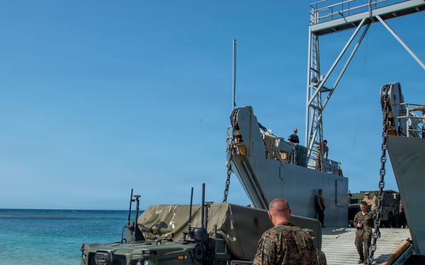 Balikatan 2026: 3rd MLR Marines, 1MDTF Soldiers unload NMESIS, HIMARS on Calayan